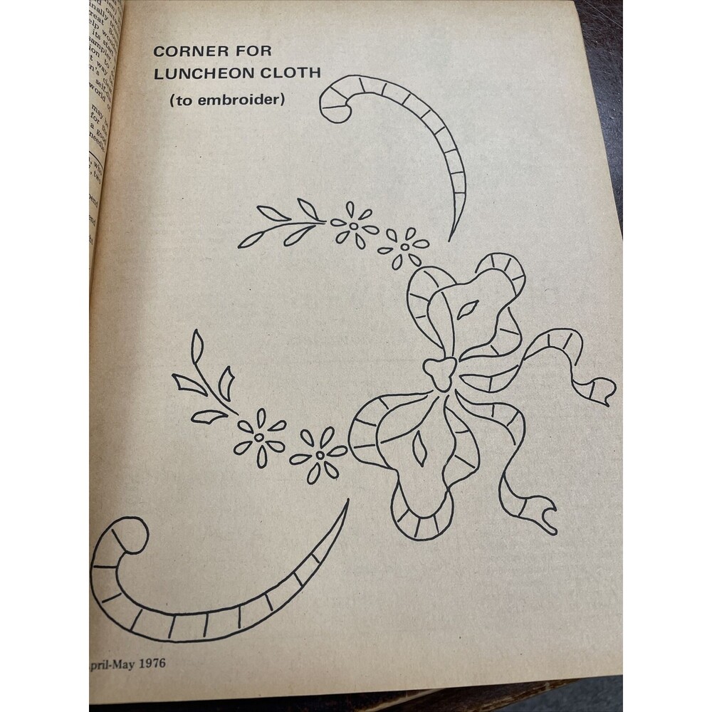 Vintage May 1976 Magazine Olde Time Needlework Patterns And Designs - Picture 7 of 12
